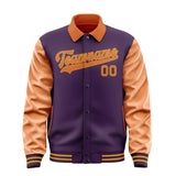 Custom Purple Orange Jacket
