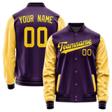Custom Purple Gold Jacket