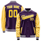 Custom Purple Gold Jacket JA0707300718B31830