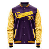 Custom Purple Gold Jacket JA0707300719B31930