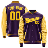 Custom Purple Gold Jacket