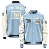 Custom Light Blue Cream Jacket