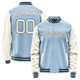 Custom Light Blue Cream Jacket JA0808030817B21703