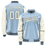 Custom Light Blue Cream Jacket