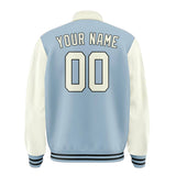 Custom Light Blue Cream Jacket