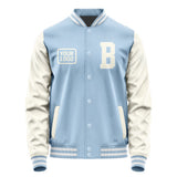 Custom Light Blue Cream Jacket JA080803081818030318