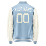 Custom Light Blue Cream Jacket JA0808030817B21703