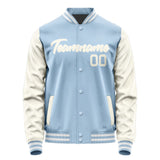 Custom Light Blue Cream Jacket JA0808030817B21703