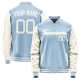 Custom Light Blue Cream Jacket