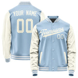 Custom Light Blue Cream Jacket