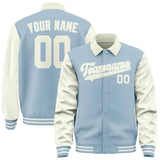 Custom Light Blue Cream Jacket