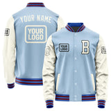 Custom Light Blue Cream Jacket