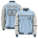 Custom Light Blue Gray Jacket