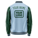 Custom Light Blue Green Jacket JA080805081717050517