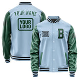 Custom Light Blue Green Jacket