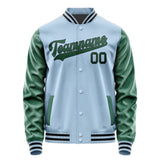 Custom Light Blue Green Jacket JA0808050817B31705