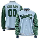 Custom Light Blue Green Jacket