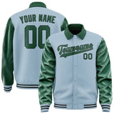 Custom Light Blue Green Jacket