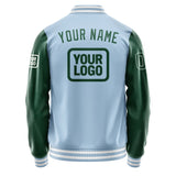 Custom Light Blue Green Jacket JA080805081818050518