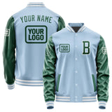 Custom Light Blue Green Jacket