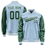 Custom Light Blue Green Jacket