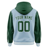 Custom Light Blue Green Jacket