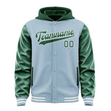 Custom Light Blue Green Jacket