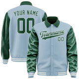 Custom Light Blue Green Jacket