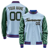 Custom Light Blue Green Jacket