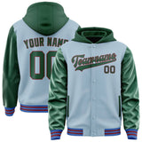 Custom Light Blue Green Jacket