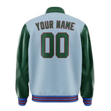 Custom Light Blue Green Jacket