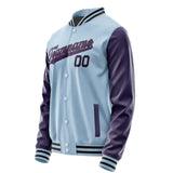 Custom Light Blue Purple Jacket JA0808070817B31707