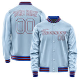 Custom Light Blue Light Blue Jacket