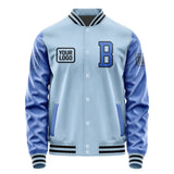 Custom Light Blue Sky Blue Jacket JA080809081717090917