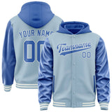Custom Light Blue Sky Blue Jacket