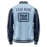 Custom Light Blue Blue Jacket JA080810081717101017