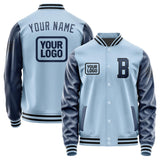 Custom Light Blue Blue Jacket