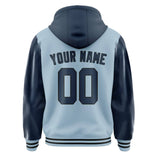 Custom Light Blue Blue Jacket