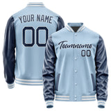 Custom Light Blue Blue Jacket