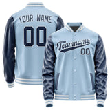 Custom Light Blue Blue Jacket