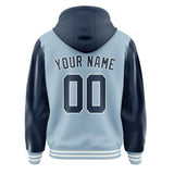 Custom Light Blue Blue Jacket