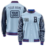 Custom Light Blue Blue Jacket