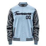 Custom Light Blue Navy Jacket JA0808110817B21711