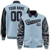Custom Light Blue Navy Jacket