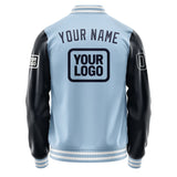 Custom Light Blue Navy Jacket JA080811081818111118