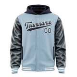 Custom Light Blue Navy Jacket