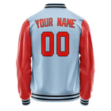 Custom Light Blue Orange Red Jacket JA0808120817B31712