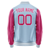 Custom Light Blue Pink Jacket JA0808130818B21813