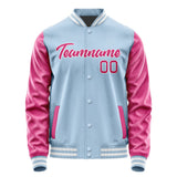 Custom Light Blue Pink Jacket JA0808130818B21813