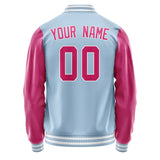 Custom Light Blue Pink Jacket JA0808130818B31813